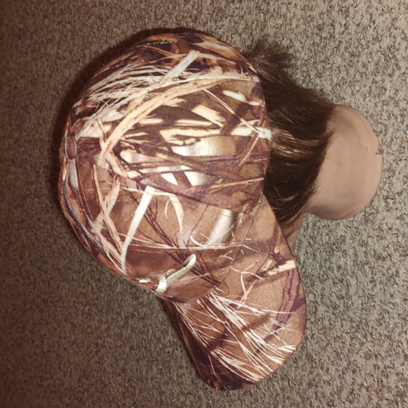 Drake Waterfowl Camo Tuck Strap Cap Trucker Hunter Hat Realtree Advantage Max - Picture 3 of 9
